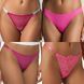 Набір з 4 рожевих трусиків з мережива та сіточки N004-pink фото 1